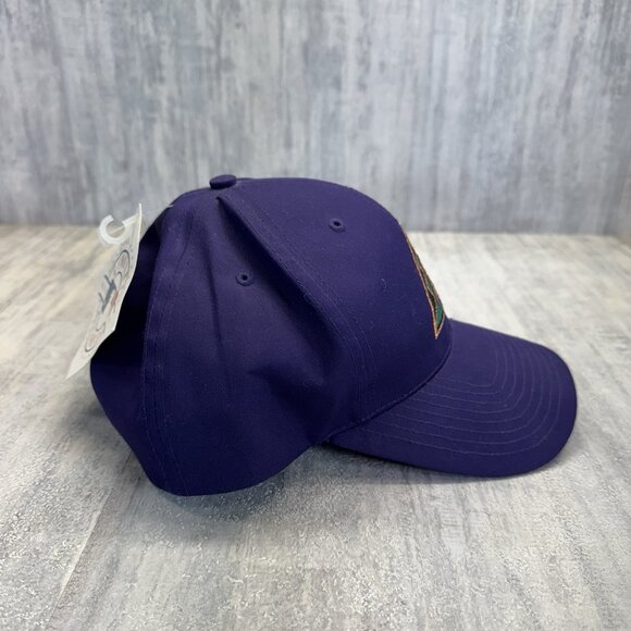 Arizona Diamondbacks MLB Vintage Purple Twins Enterprise Strapback Hat NWT - Picture 5 of 13